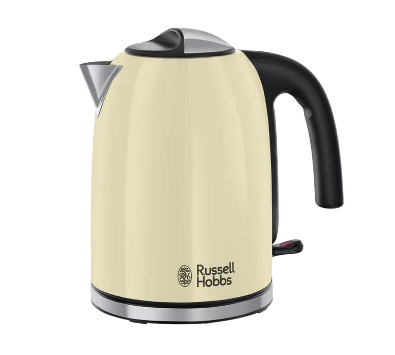 Colours elkedel, creme - 1,7L - Russel Hobbs